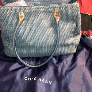 Used Cole Haan leather pocketbook